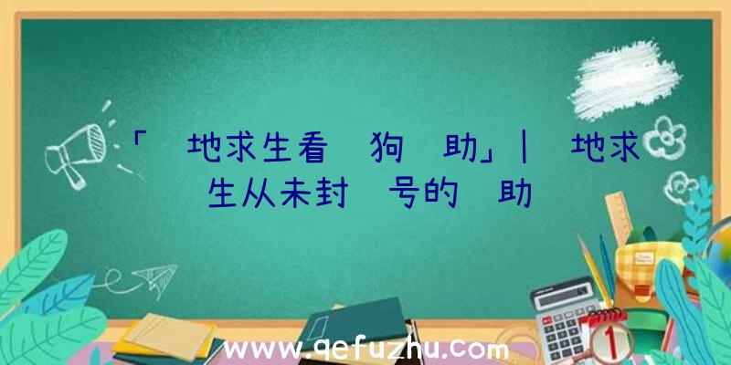 「绝地求生看门狗辅助」|绝地求生从未封过号的辅助